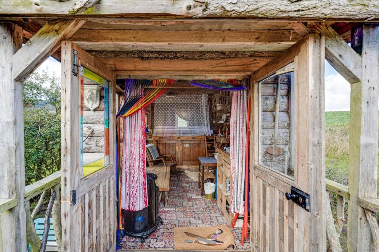 2X Double Bed - Glamping Wagon Dalby Forest Scarborough Dış mekan fotoğraf